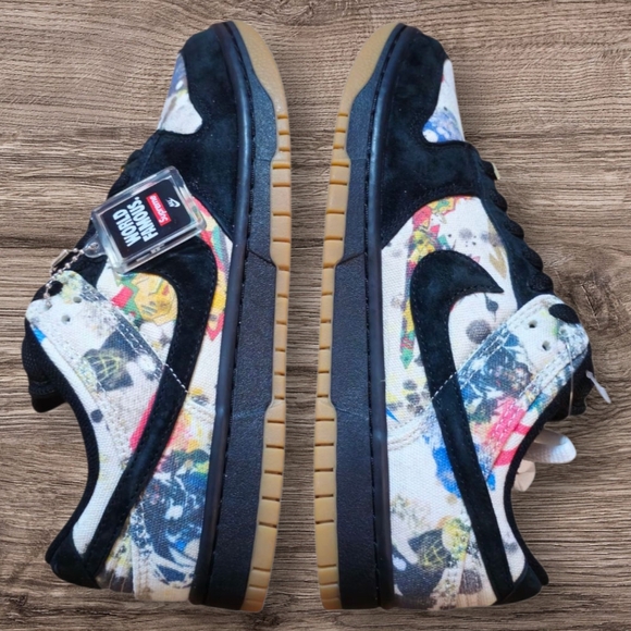 Nike Other - Nike Dunk Low SB Supreme Rammellzee Sneakers Mens 6.5